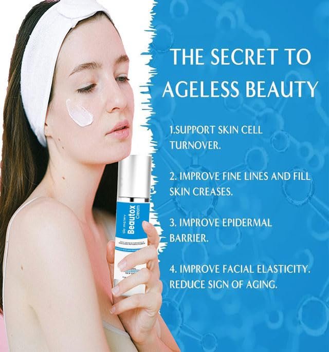 Beautox Cream with SPF 30 – Daily Face & Firming Moisturizer for Day Use – 50ml / 1.7 Oz – Sun Protection & Hydration for All Skin Types