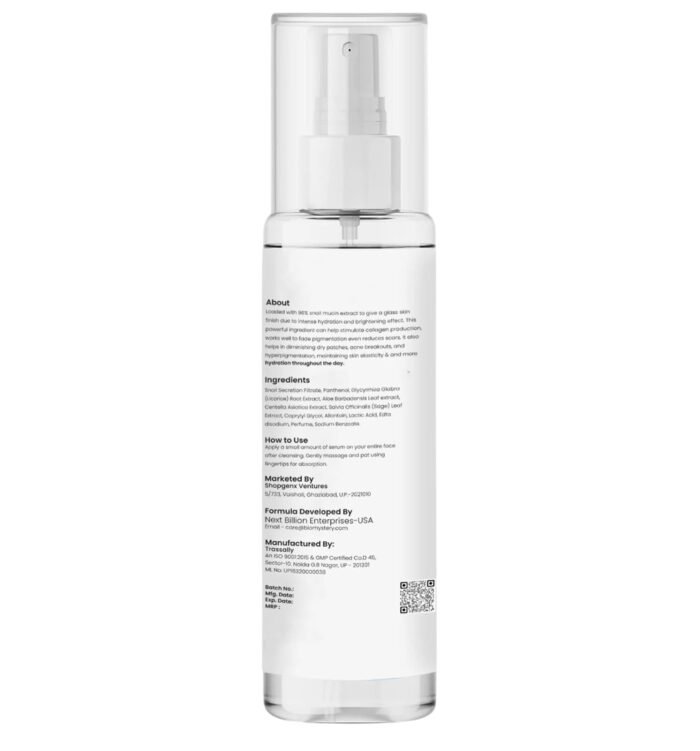 Advanced 96+ Snail Mucin Serum For Skin & Fine Lines, Sun Spots, Anti-Aging (Serum 110Ml)
