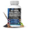 BOIC Sea Moss Capsules – Wildcrafted Irish Sea Moss with Black Seed Oil, Ashwagandha, Bladderwrack, Burdock Root, Turmeric & Elderberry – 15-in-1 Superfood Blend – 90 Capsules